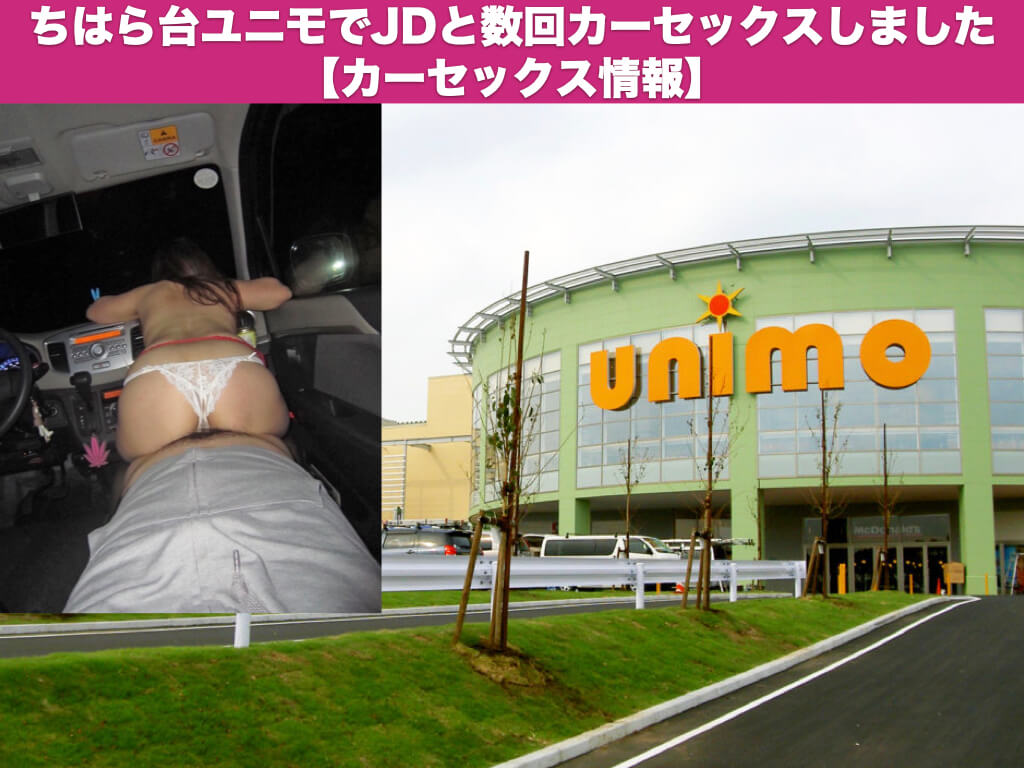 千葉 ちはら台ユニモでJDと数回カーセックスしました【カーセックス情報】
